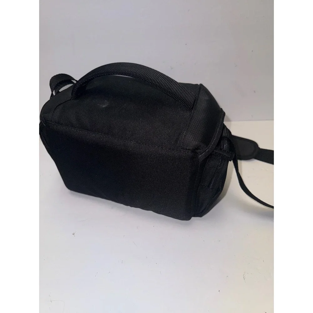 Sony Camera Bag Black Padded Nylon Shoulder Strap Travel Case